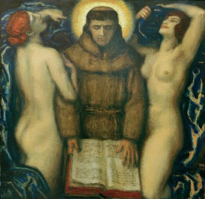 Temptation of Saint Anthony by Franz von Stuck